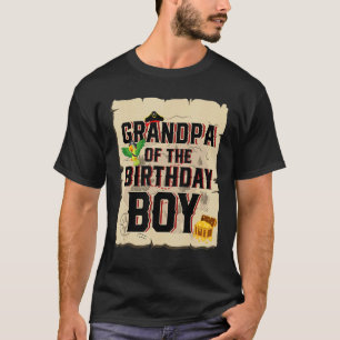 Grandpa Of The Birthday Boy Pirate Theme 5th Bda T-Shirt