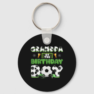Grandpa Of The Birthday Boy Soccer Group Family Ma Key Ring