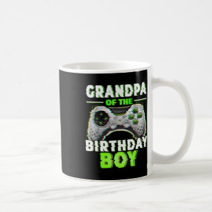 Grandpa Of The Birthday Boy Video Gamer Matching F Coffee Mug