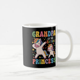 Grandpa Of The Birthday Princess Girl Dabbing Unic Coffee Mug