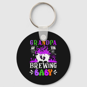 Grandpa Of The Brewing Baby Grandpa To Be Hallowee Key Ring