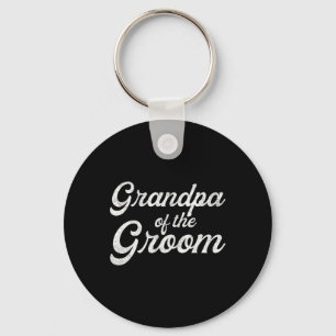 Grandpa Of The Groom Shirts For Men Key Ring