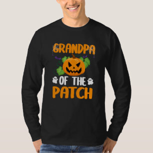 Grandpa Of The Pumpkin In The Patch Cute Halloween T-Shirt