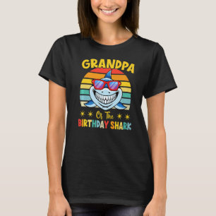 Grandpa Of The Shark Birthday Family Birthday Gran T-Shirt