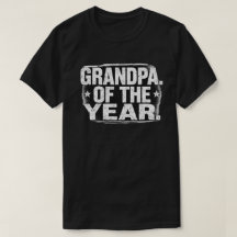 Grandpa of the Year Retro Distressed Design