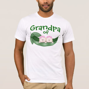 Grandpa of Twin Girls T-Shirt