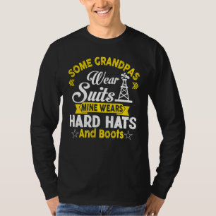 Grandpa Oil Worker Oilfield Man Workers T-Shirt