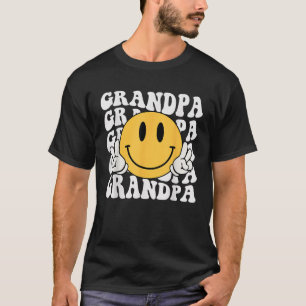 Grandpa One Happy Dude Birthday Family Matching Sm T-Shirt
