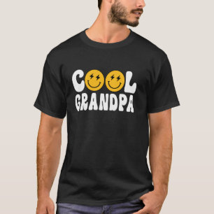 Grandpa One Happy Dude Birthday Theme Family Match T-Shirt