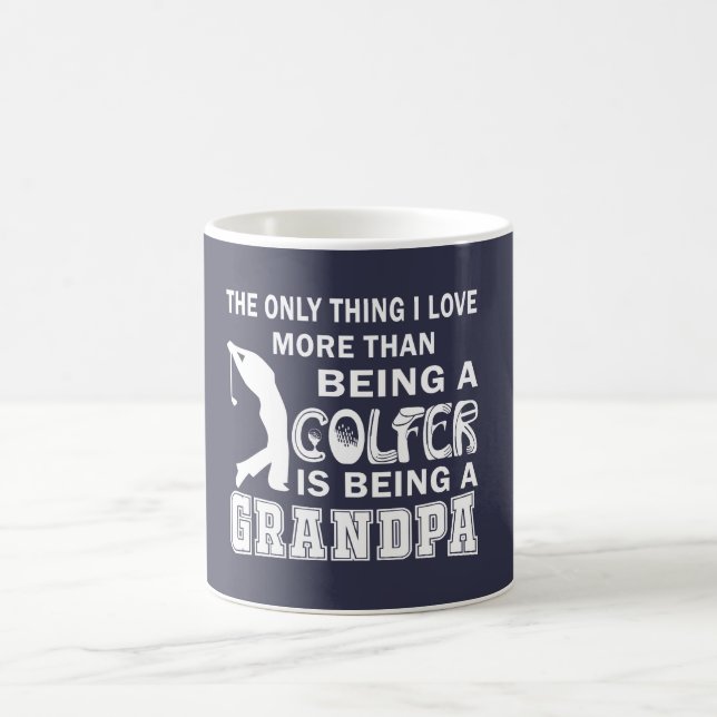 Grandpa Over Golf Coffee Mug (Center)