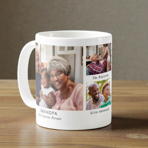 Grandpa Photo Collage Coffee Mug