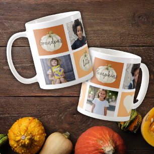 Grandpa Photo Collage Fall Coffee Mug