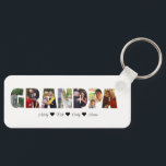 Grandpa Photo Collage Keychain with 7 Photos<br><div class="desc">This is a photo collage keychain that spells out the word GRANDPA along with a custom message. This is the perfect gift for any grandpa for father's day,  his birthday or Christmas.</div>