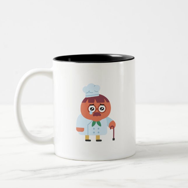 Grandpa Pomodoro Two-Tone Coffee Mug (Left)