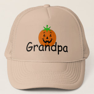 Grandpa Pumpkin Trucker Hat