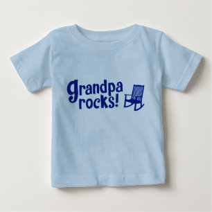 Grandpa Rocks Baby T-Shirt