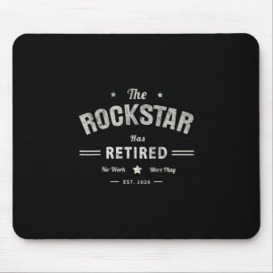Grandpa Rockstar Has Retired 2026 Father Cruise Mo Mouse Pad