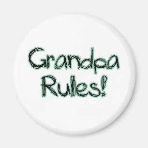 Grandpa Rules! Magnet