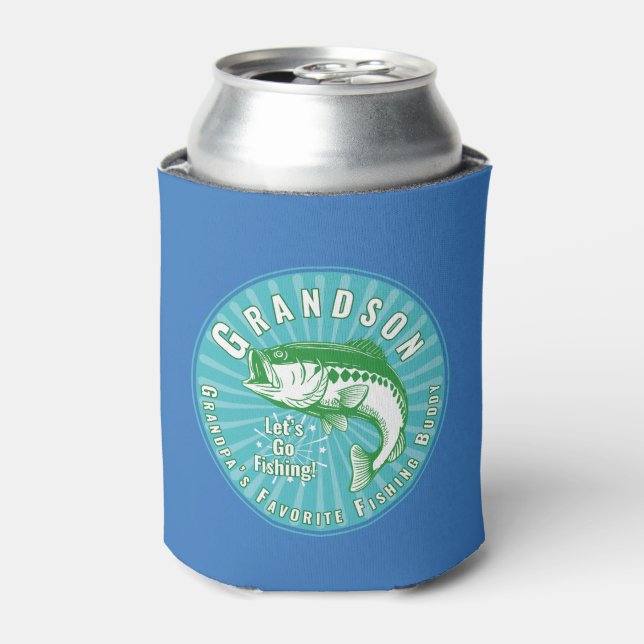 Grandpa’s Favourite Fishing Buddy Can Cooler (Can Front)