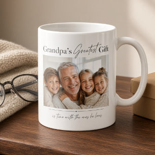 Grandpa’s Greatest Gift Personalised Grandkids Coffee Mug
