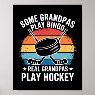 Grandpa’s Play Hockey Poster