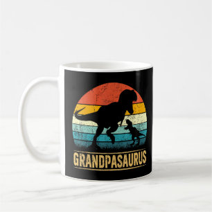 Grandpa Saurus T Rex Dinosaur Grandpasaurus Father Coffee Mug