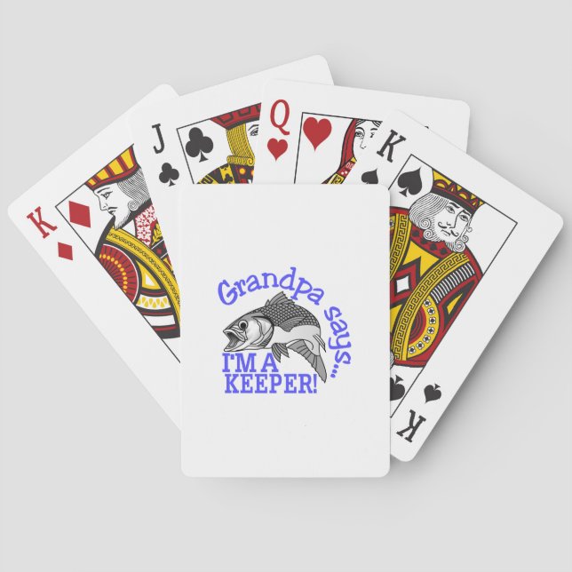 Grandpa Says Playing Cards (Back)