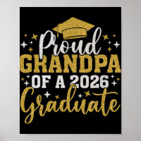 Grandpa Senior 2026 Proud Grandpa Of A 2026 Gradua