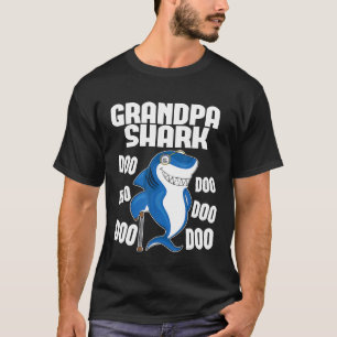 Grandpa Shark Doo Doo Doo Matching Family Tee
