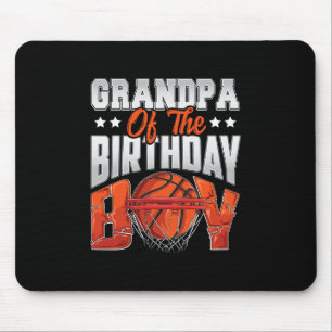 Grandpa Sketll Birthday Boy Family Ller B-day Part Mouse Pad