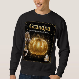 Grandpa Spooky Boo Princess Shirt Black Gold
