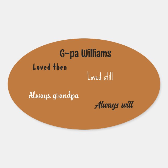 Grandpa Sticker (Front)
