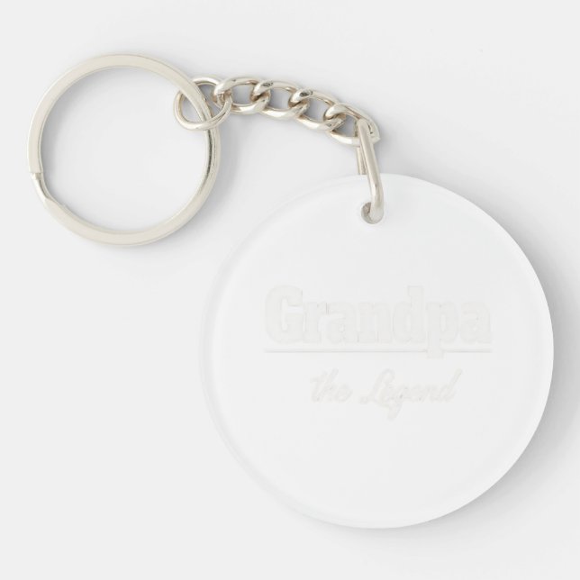 Grandpa the Legend Keychain – Custom Everyday Gift (Front)