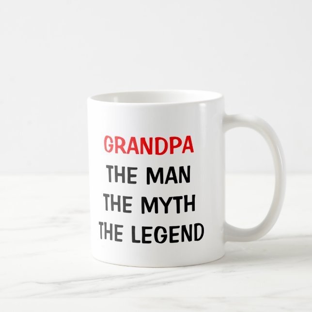 Grandpa the man myth legend mug (Right)