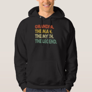 Grandpa The Man The Myth The Legend Father's Day 2 Hoodie