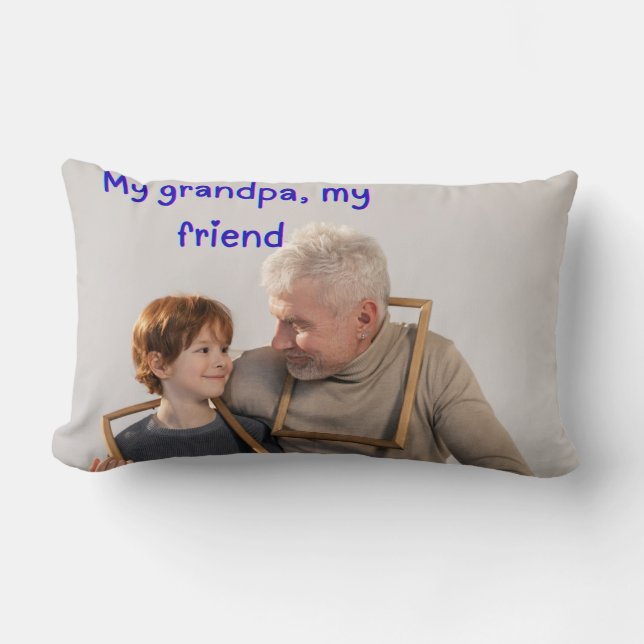 Grandpa Throw Pillow (Front)