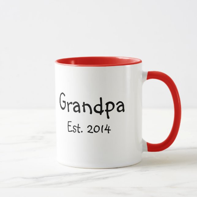 Grandpa to be 2014 mug (Right)