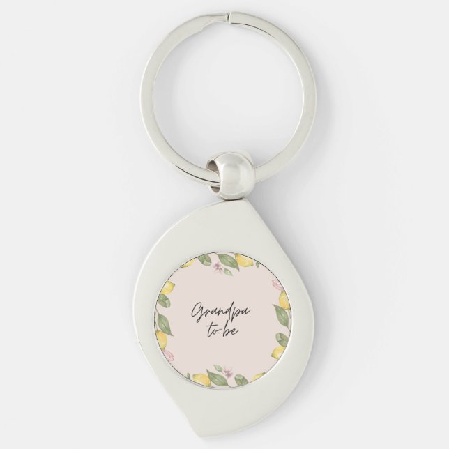 Grandpa-to-be Key Ring (Front)