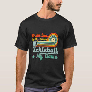 Grandpa Vintage Pickleball Quote Pickleball Is My T-Shirt