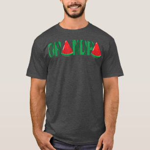 Grandpa Watermelon Funny Summer Fruit Fathers Day  T-Shirt