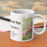 Grandpa We Love You Personalized Photo & Names Coffee Mug<br><div class="desc">Celebrate Grandpa with this custom photo and signature names design. You can add two photos of a grandchild or grandchildren, personalize the expression to "I Love You" or "We Love You, " and personalize whether he is called "Grandpa, " "Pop Pop, " etc. You can also add the grandchild's or...</div>