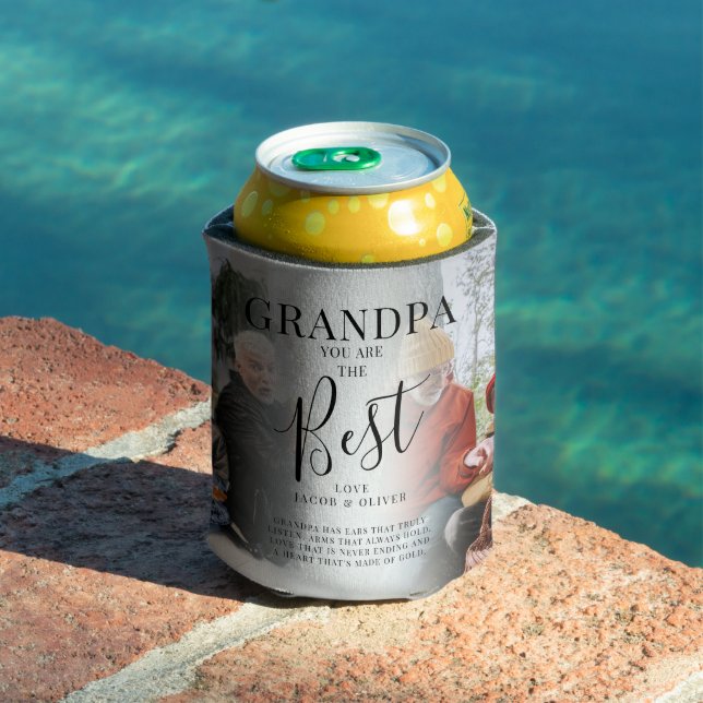 'GRANDPA' you are the Best Photo Keepsake Can Cooler (In Situ Pool)