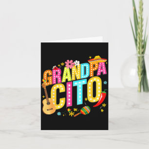 Grandpacito family cinco de mayo matching mexican card
