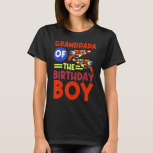 Grandpapa Of The Birthday Boy Lazer Tag Bday Party T-Shirt