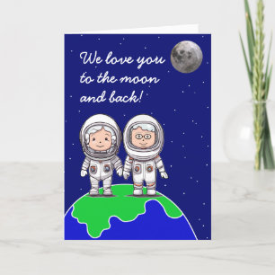 Grandparent Astronauts Birthday card by Jo Images