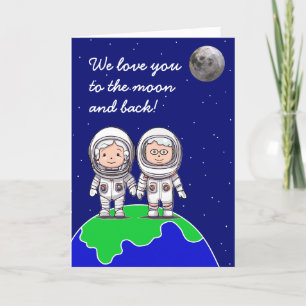 Grandparent Astronauts Birthday card by Jo Images
