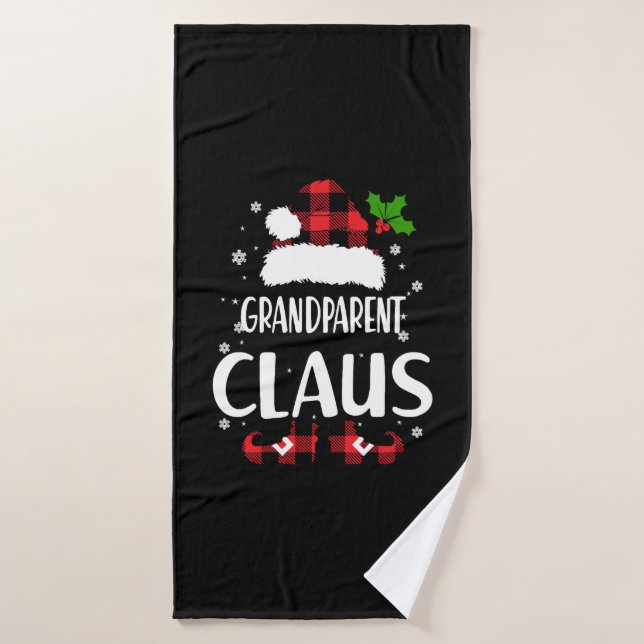 Grandparent Claus Bath Towel (Bath Towel)