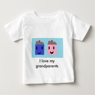 Grandparent Cupcakes Baby T-Shirt