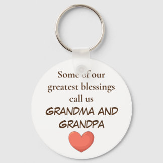 Grandparent greatest Blessings keychains