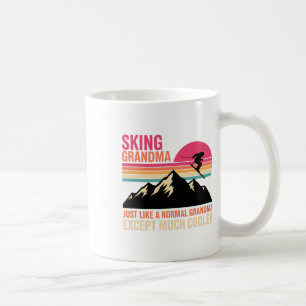 Grandparent Skiing Grandma Just Like A Normal Gran Coffee Mug